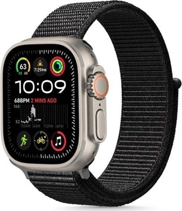Picture of Tech-Protect TECH-PROTECT NYLON APPLE WATCH 6 / 7 / 8 / 9 / 10 / SE / ULTRA 1 / 2 (44 / 45 / 46 / 49 MM) BLACK