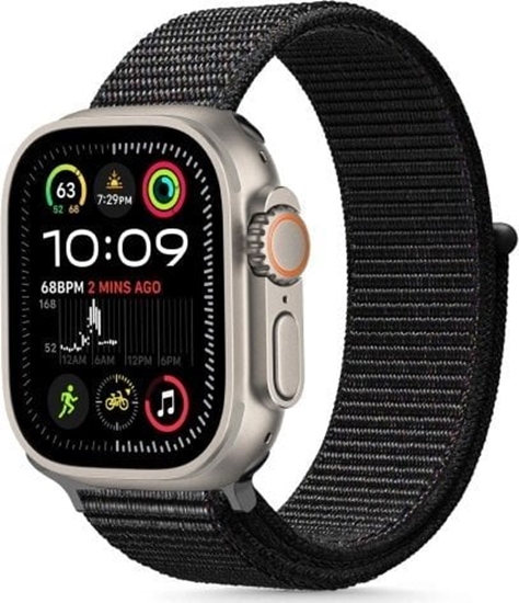 Picture of Tech-Protect TECH-PROTECT NYLON APPLE WATCH 6 / 7 / 8 / 9 / 10 / SE / ULTRA 1 / 2 (44 / 45 / 46 / 49 MM) BLACK