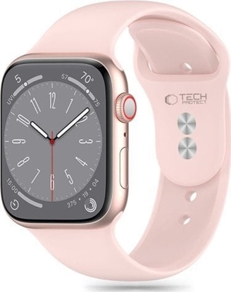 Изображение Tech-Protect TECH-PROTECT SILICONE APPLE WATCH 4 / 5 / 6 / 7 / 8 / 9 / SE (38 / 40 / 41 MM) LIGHT PINK
