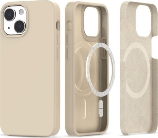 Изображение Tech-Protect TECH-PROTECT SILICONE MAGSAFE IPHONE 13 / 14 BEIGE