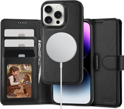Attēls no Tech-Protect Etui Wallet MagSafe z portfelem do iPhone 16 Pro czarne