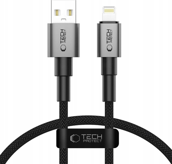 Picture of Tech-Protect Tech-Protect Ultraboost DNA USB-A / Lightning cable 12W/2.4A 25 cm - gray