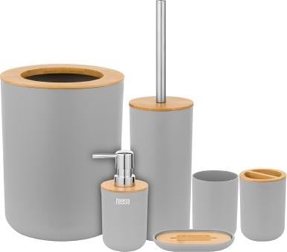 Picture of Teesa Zestaw akcesoriów azienkowych Teesa szary