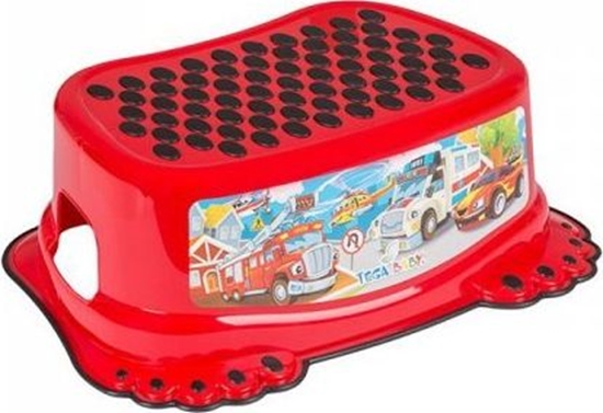 Picture of Tega Baby PODNÓEK ANTYPOL.AUTA CZERWONY CS-006-121
