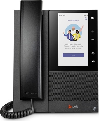 Picture of Telefon Poly POLY Biznesowy telefon multimedialny CCX 505 do aplikacji Microsoft Teams, z obsug PoE