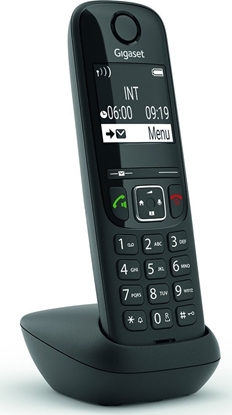 Picture of Telefon stacjonarny Gigaset Gigaset AS690HX Telefon analogowy/DECT Nazwa i identyfikacja dzwonicego Czarny