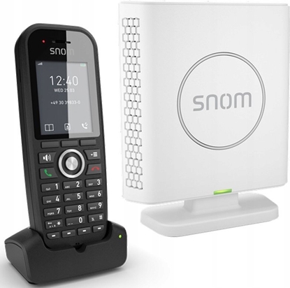 Picture of Telefon stacjonarny Snom snom m430 IP-DECT Basisstation und Mobilteil