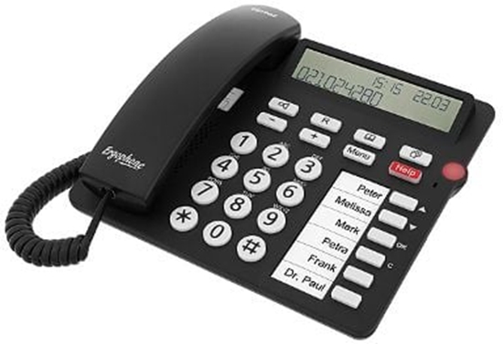 Picture of Telefon stacjonarny tiptel Czarny