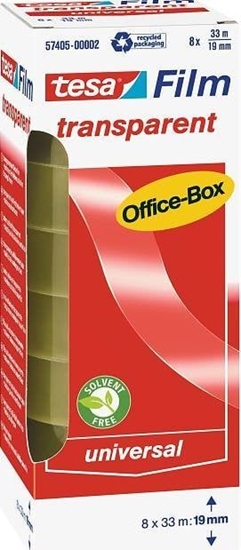 Picture of Tesa Film - Tama biurowa, przeroczysta, 19mm x 33m, 8 szt.
