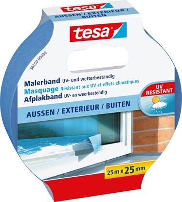 Изображение Tesa Masking Tape 25m x 25mm Preci.outdoor Blue 04440