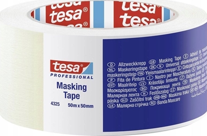 Attēls no Tesa Masking Tape 50m x 50mm Stand.Prof. white 04325