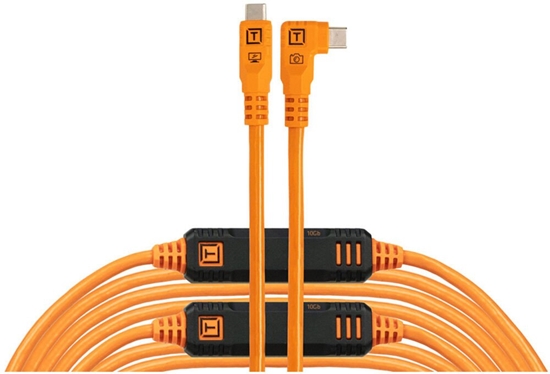 Изображение Tether Tools LeverLock&Cable Kit Optima 10G rechts orange 9,2m