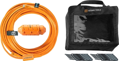Attēls no Tether Tools USB-C to C-Cable- system 9,40m orange