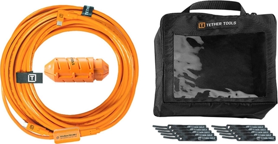 Picture of Tether Tools USB-C to C-Cable- system 9,40m right orange