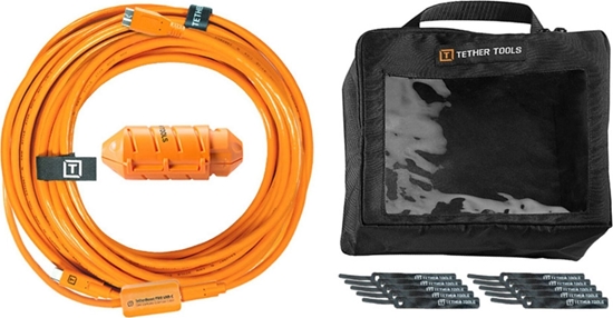 Picture of Tether Tools USB-C to Micro-B- Cable-System 9,40m orange
