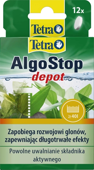 Picture of TETRA AlgoStop Depot 12 tab., ochrona przed glonami akwarium sodkowodne