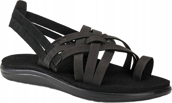 Picture of Teva W'S Voya Strappy Leather, BLK, 36 (us 5); uk 3
