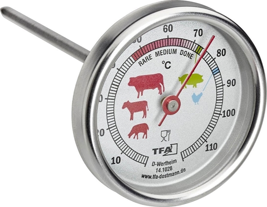 Picture of TFA 14.1028 Meat Thermometer stainless steel