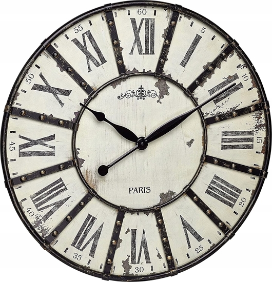 Picture of TFA 60.3039.02 VINTAGE XXL Design Wall Clock