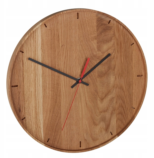 Picture of TFA 60.3070.01 Analogue wall clock made of oak