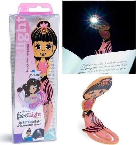 Picture of Thinking Gifts Flexilight Pals Mermaid Pink - Lampka do ksiki