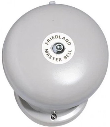 Picture of THORKILD LARSEN Masterbell industriklokke 24V DC med grå skål Ø 154 mm lydtryk 91-94dB på 1 meter