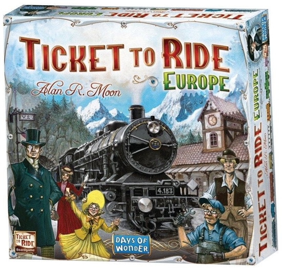Picture of Ticket to Ride Europe strategy game