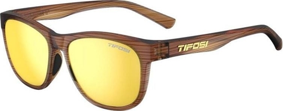 Picture of TIFOSI Okulary TIFOSI SWANK woodgrain (1 szko Smoke Yellow 11,2% transmisja wiata) (NEW)