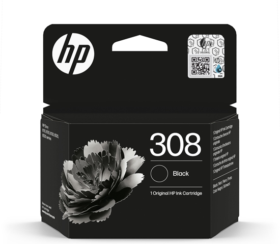 Изображение Tintes kārtridžs HP 308 Black