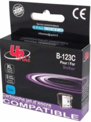 Attēls no Tintes kārtridžs UPrint Brother LC123C/125XLC Cyan 