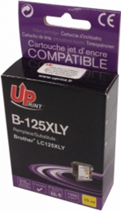 Attēls no Tintes kārtridžs UPrint Brother LC125XLY Yellow