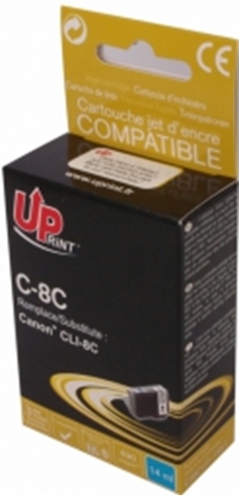 Picture of Tintes kārtridžs UPrint Canon BCI-3eC Cyan