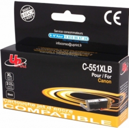 Picture of Tintes kārtridžs UPrint Canon CLI-551XLBK Black