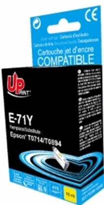 Picture of Tintes kārtridžs UPrint Epson T0714Y Yellow