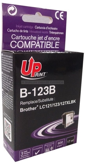 Picture of Tintes krtrids UPrint Brother LC123BK Black
