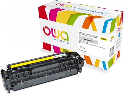 Picture of Toner Armor Toner OWA Armor do HP Color Laserjet Pro300 M351, M375, Pro400 M451, M475, 2600 stron, CE412A, óta/yellow