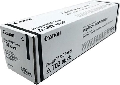 Attēls no Toner Canon T02 Black Orygina  (155490)