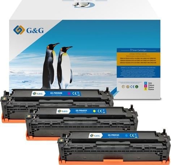 Picture of Toner G&G Cyan Zamiennik 125A (NT-PH541UC)
