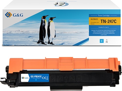 Picture of Toner G&G G&G kompatybilny toner z Brother TN247C, NT-PB247C, cyan, 2300s