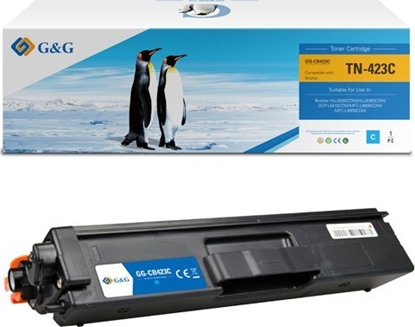 Изображение Toner G&G G&G kompatybilny toner z Brother TN423C, NT-CB423C, cyan, 4000s