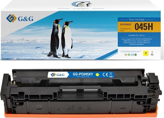 Picture of Toner G&G G&G kompatybilny toner z Canon 045HY, NT-PC045XY, yellow, 2200s