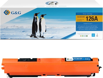 Picture of Toner G&G G&G kompatybilny toner z HP CE311A, NT-CH311FC-A, HP 126A, cyan, 1000s