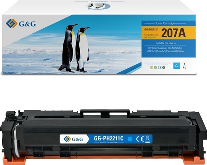 Picture of Toner G&G G&G kompatybilny toner z HP W2211A, NT-PH2211C, HP 207A, cyan, 1250s