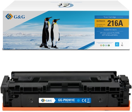Picture of Toner G&G G&G kompatybilny toner z HP W2411A, NT-PH2411C, HP 216A, cyan, 850s