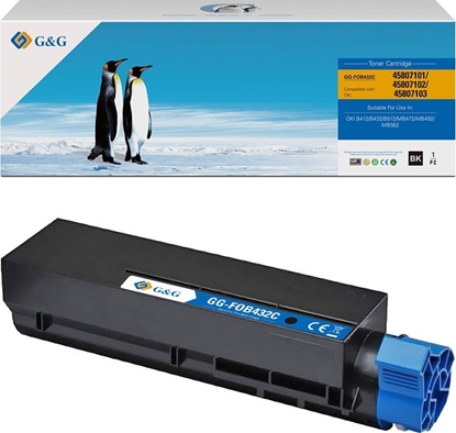 Picture of Toner G&G G&G kompatybilny toner z OKI 45807102, NT-FOB432C, black, 3000s