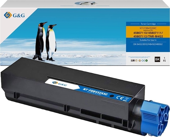 Picture of Toner G&G G&G kompatybilny toner z OKI 45807111, NT-FOB432XXC, black, 12000s