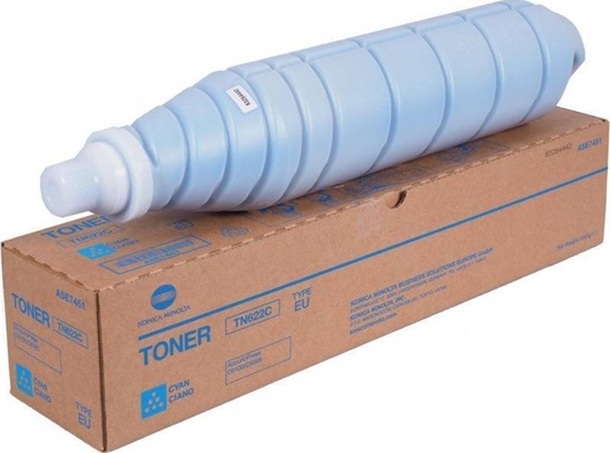Изображение Toner Konica Minolta KonicaMinolta Toner TN-622C für bizhub Press C6085/c6100 cyan (A5E7451)