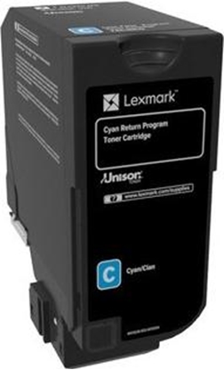 Изображение Toner Lexmark 74C20C0 Cyan Orygina  (ETLEX74C20C0000)