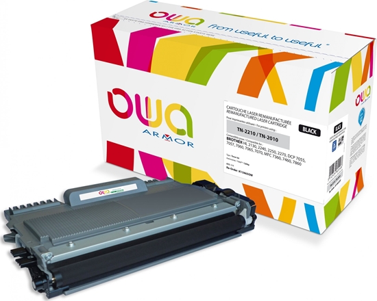 Изображение Toner OWA Armor Armor OWA - Black - Remanufactured - Toner Cartridge (Alternative to: Brother TN2210) - for Brother DCP-7060, 7065, 7070, HL-2240, 2250, 2270, MFC-7360, 7460, 7860, FAX-2840, 2940 (K15465OW)