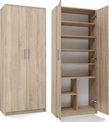 Attēls no Topeshop REGA BIUROWY SALON BIURO DRZWI OLIV 2D DB SONOMA